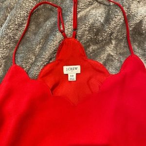 JCrew scalloped cami